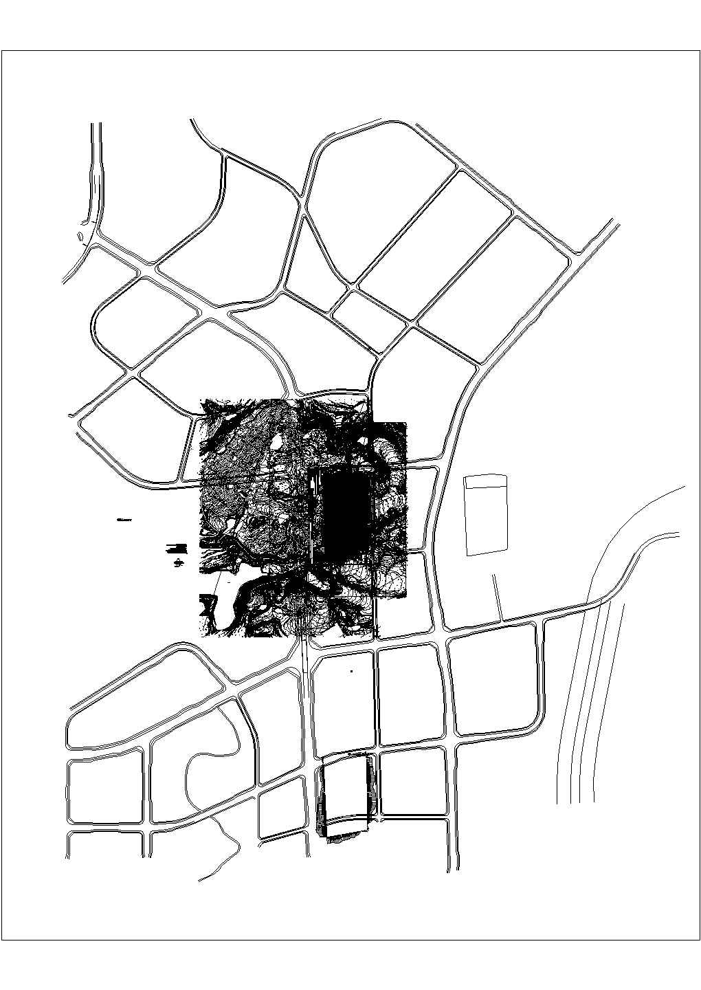 [重庆]生态工业园自来水厂工艺场平CAD节点施工图