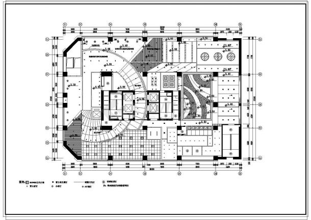 某公寓会所建筑设计CAD施工图-图一