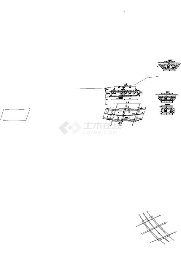 互通式立体交叉通道构造图-图二