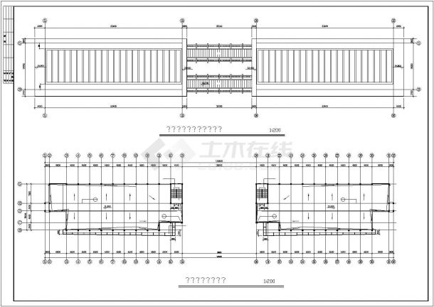 天津市第七中学1.1万平米6层框架结构教学楼其他建筑设计CAD图纸-图一