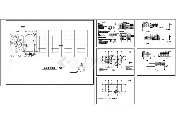 南京国电南自会所设计CAD施工图(设计说明）-图一