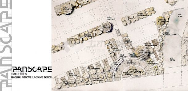 [浙江]杭州小区景观设计-图一