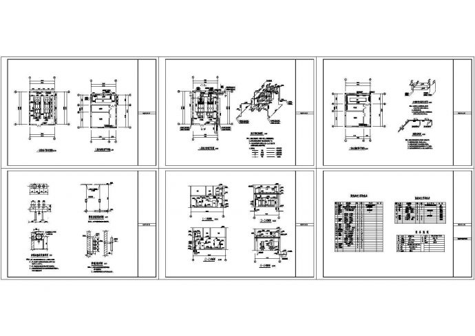 小区换热站热力系统设计施工图_图1