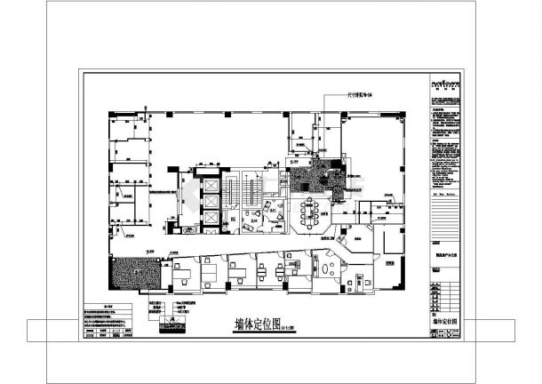 凯隆办公室混搭风格非常标准CAD图纸设计-图二