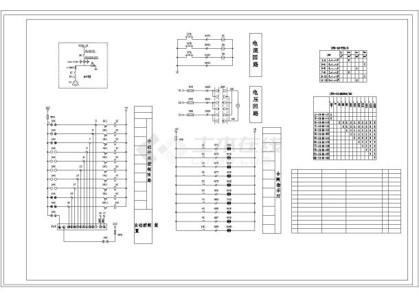 10路电容主柜原理图cad图纸-图一