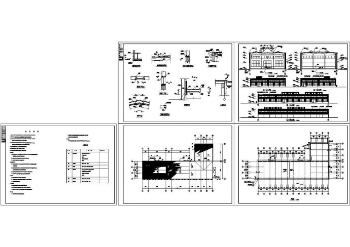 1672平米L形生产车间建筑CAD施工图_图1