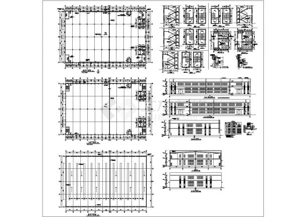 2层5596平米厂房车间全套建筑设计图纸-图一