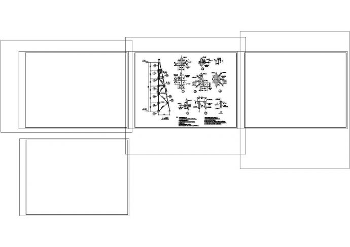 环保用工业建筑堆场用粉尘挡风墙施工图非常标准CAD图纸设计_图1