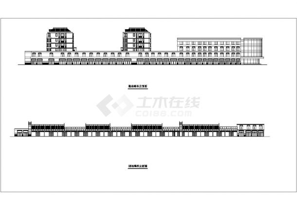 嘉兴市海盐县绿城花苑小区平面规划设计CAD图纸（占地1.9万平米）-图二