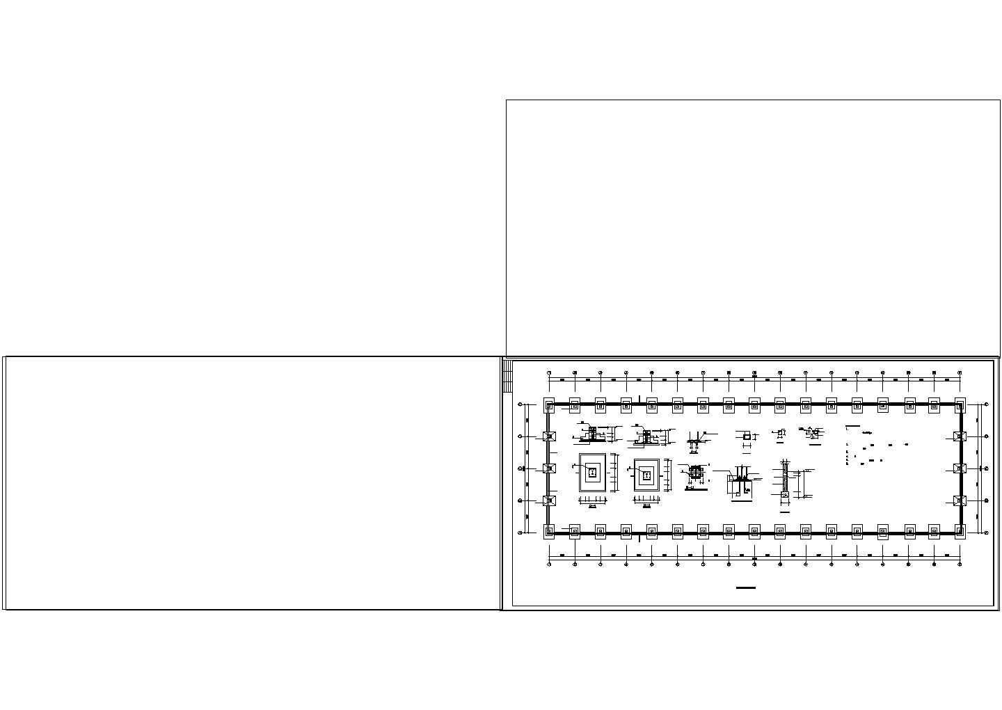 厂房设计_96x30m 30m跨单层轻钢结构厂房cad结施全图