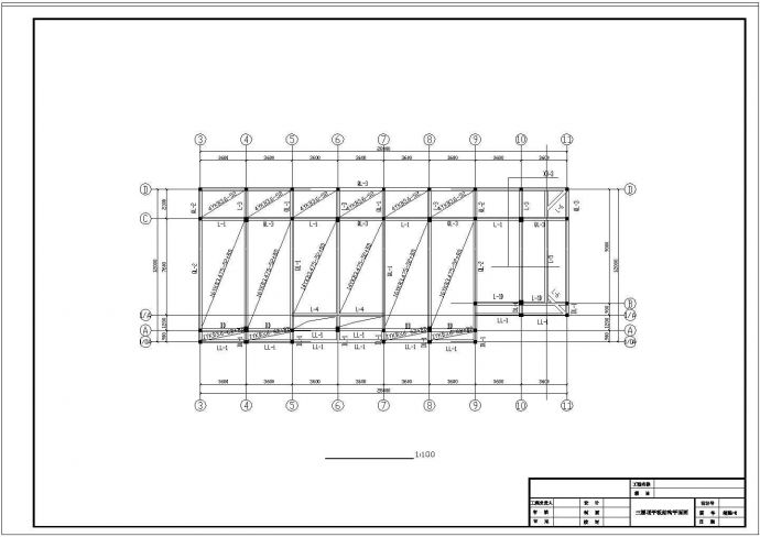 一整套详细仿古建筑cad施工设计图纸_图1
