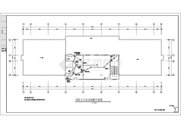 某医院门诊住院大楼弱电系统设计cad全套施工图（含设计说明，含消防设计）-图一