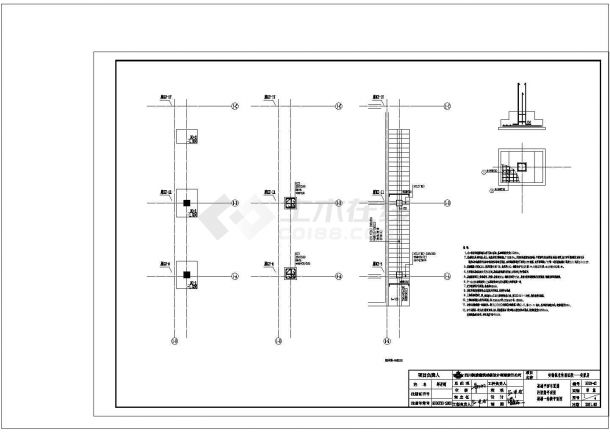 疏散楼梯非常标准CAD图纸设计-图二