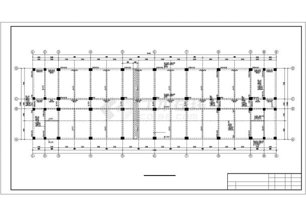 5000平米5层框架结构教师公寓楼毕业设计cad图（含结构图，计算书、建筑图、任务书）-图二