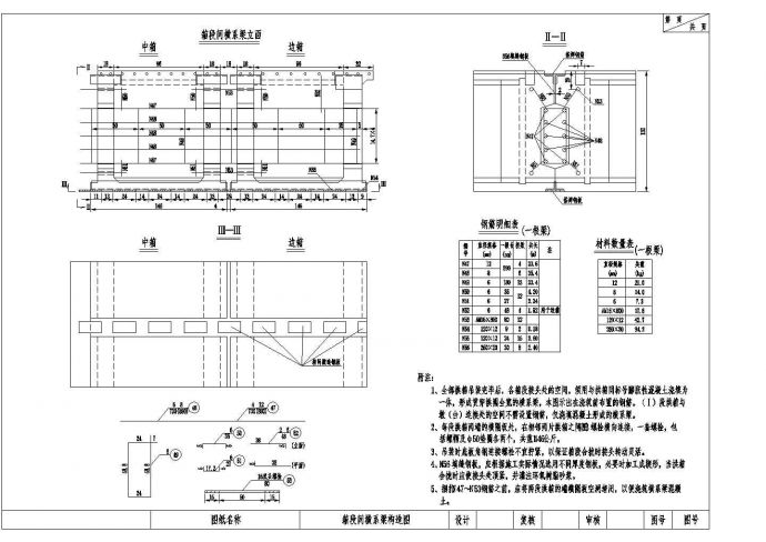 1-50m箱形拱桥箱段间横系梁构造节点详图设计_图1