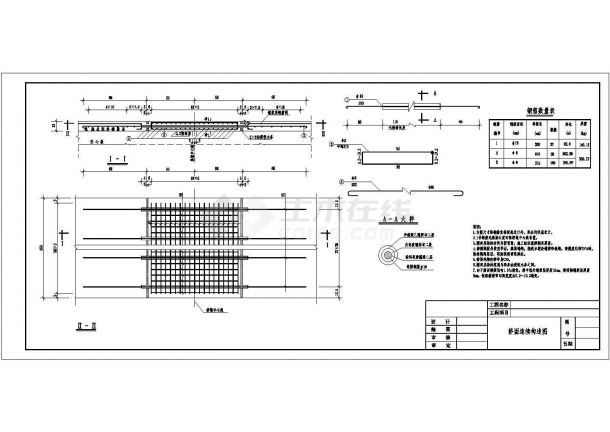 2×8m空心板桥桥面连续构造节点详图设计-图一