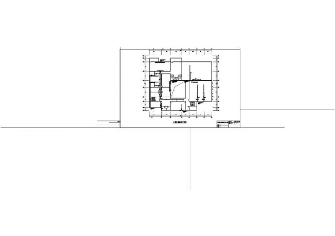 某综合楼及宾馆整套中央空调cad设计平面施工图纸_图1