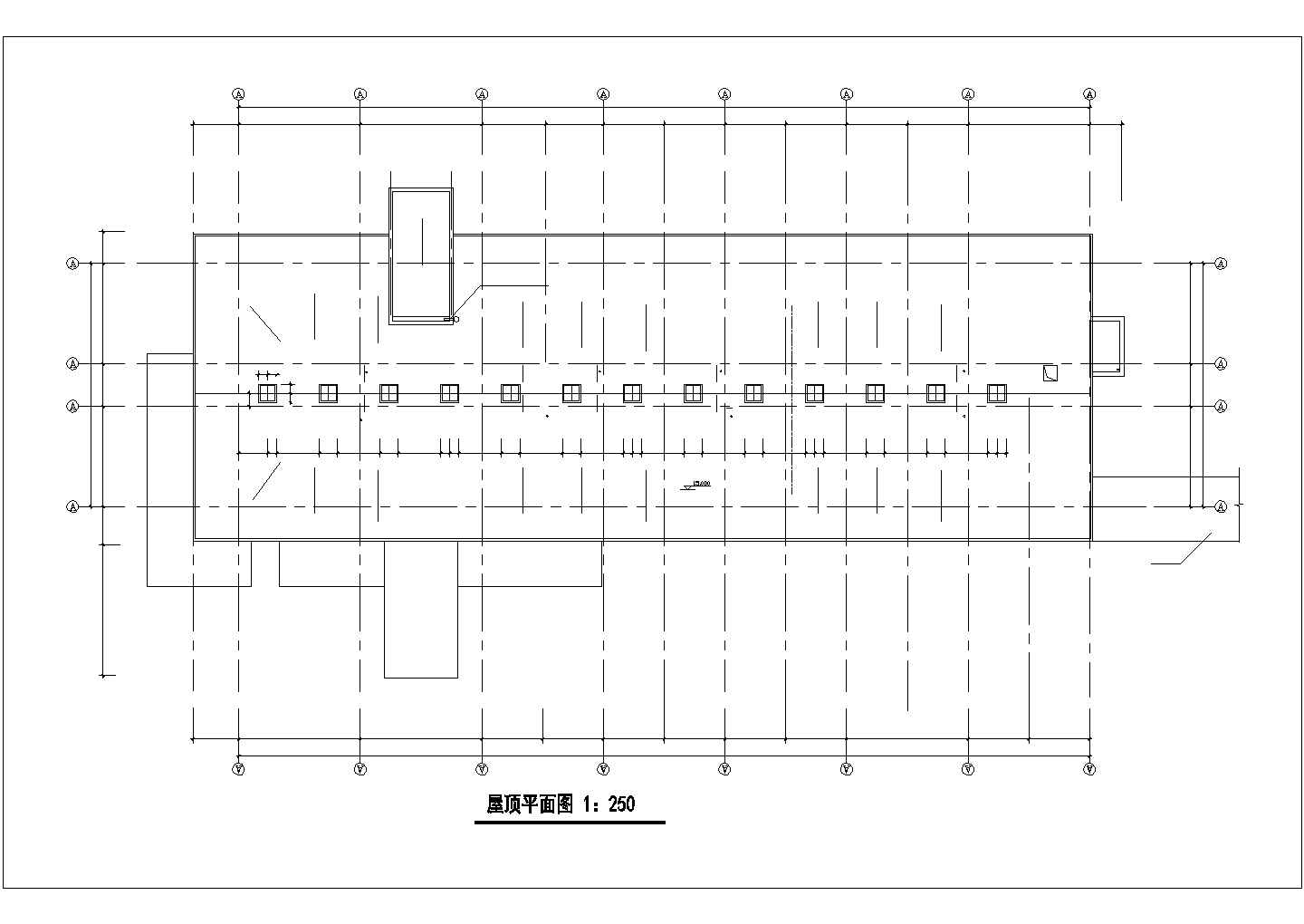 南京某大学5500平米四层框架结构行政办公楼平面设计CAD图纸