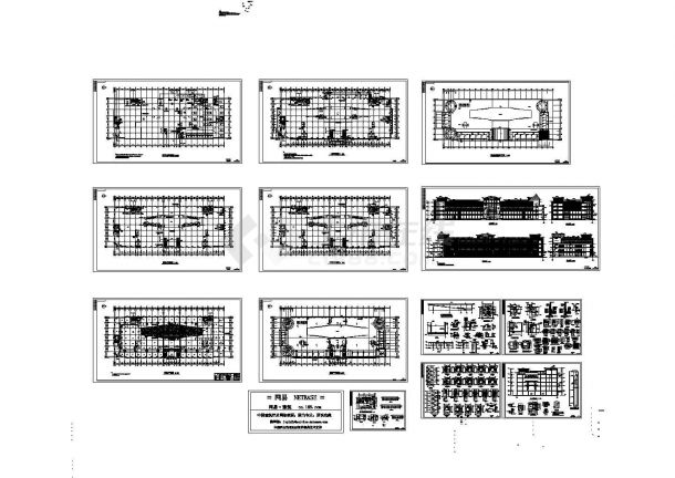 某大型商场建筑设计CAD全套图（共12张）-图一