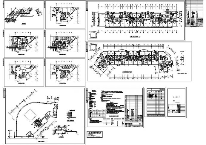 某13层商住综合楼空调机房施工图纸设计dwg_图1