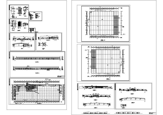 单层大型车间建筑CAD设计图_图1