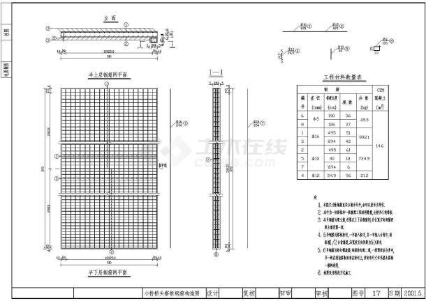 1-8m城市桥桥头搭板钢筋构造节点详图设计-图二