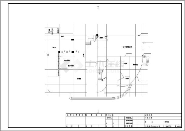 办公楼设计_[哈尔滨]某多层办公楼消防设计cad全套施工图纸（含设计说明，含建筑、给排水及应急照明设计）-图一