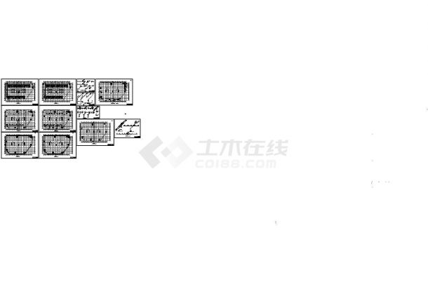 小型商业建筑散热器采暖系统CAD设计施工图（CAD，12张图纸）-图一