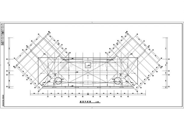 珠海市某大学8100平米7层框架结构教学楼建筑设计CAD图纸-图一