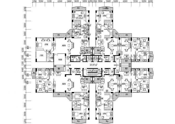 某14层住宅楼建筑设计方案图_图1
