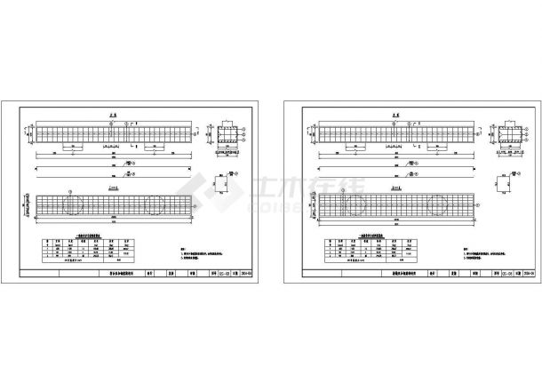 桥梁上部桥台承台、桥墩承台钢筋构造节点详图设计-图二