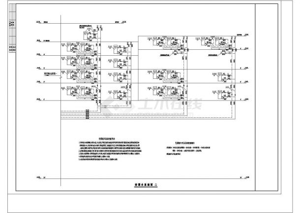 广东综合性商场空调通风排烟系统设计施工图（系统图多）-图二