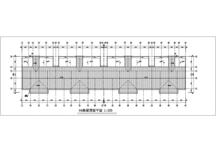 上海某大学1万平米7层框架结构教师公寓楼建筑设计CAD图纸_图1