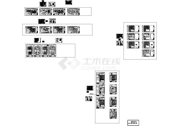 大型住宅小区地下室工程全套电气施工图纸（共42张)-图一