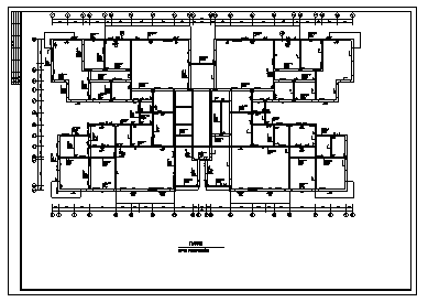 某十八层带地下二层剪力墙结构经典住宅楼结构施工cad图纸-图一