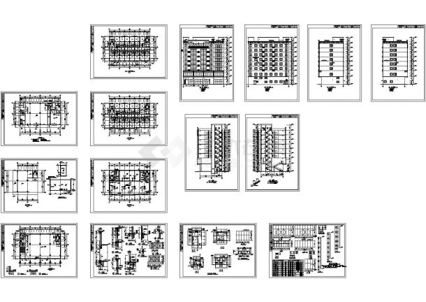 东莞市某酒店建筑设计CAD施工图纸-图一