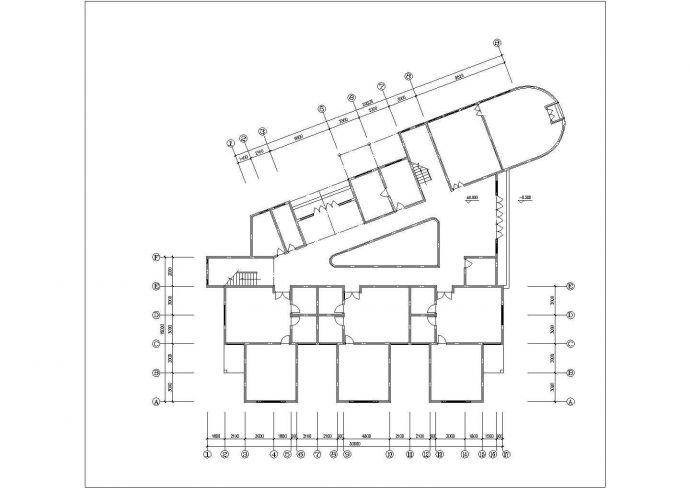 兰州市某社区2层框架结构现代化幼儿园结构设计CAD详图_图1