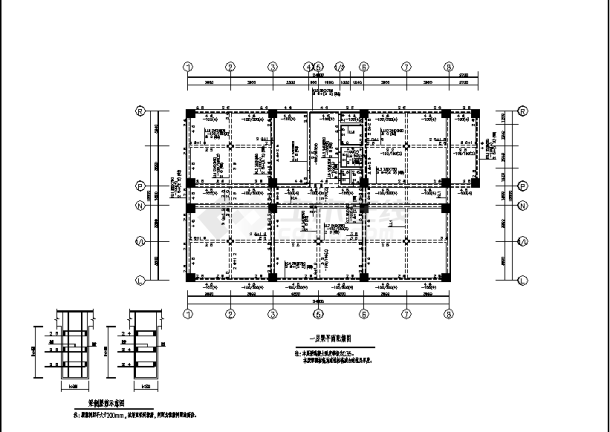 三亚万丽度假酒店13层综合楼建筑设计施工cad图纸-图二