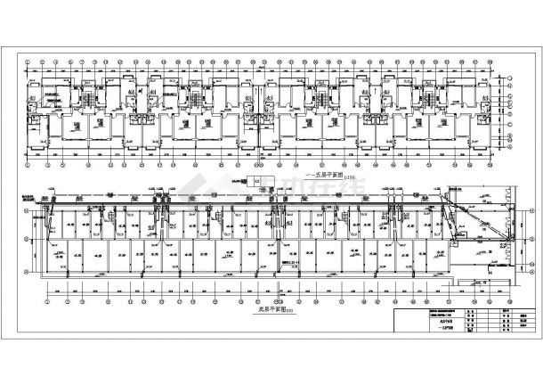 某1车库+7层(1梯2户4单元)住宅楼给排水设计cad全套施工图（含设计说明）-图二