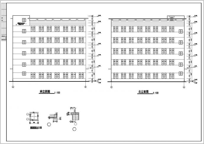 长80.24米 宽30.24米 6层12201.31平米电子厂车间建施【平立剖 门窗大样[表] 目录 说明】CAD设计施工图纸_图1