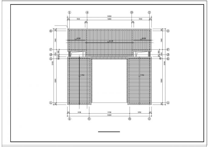 [云南]某民族二层住宅建筑设计CAD施工图纸_图1