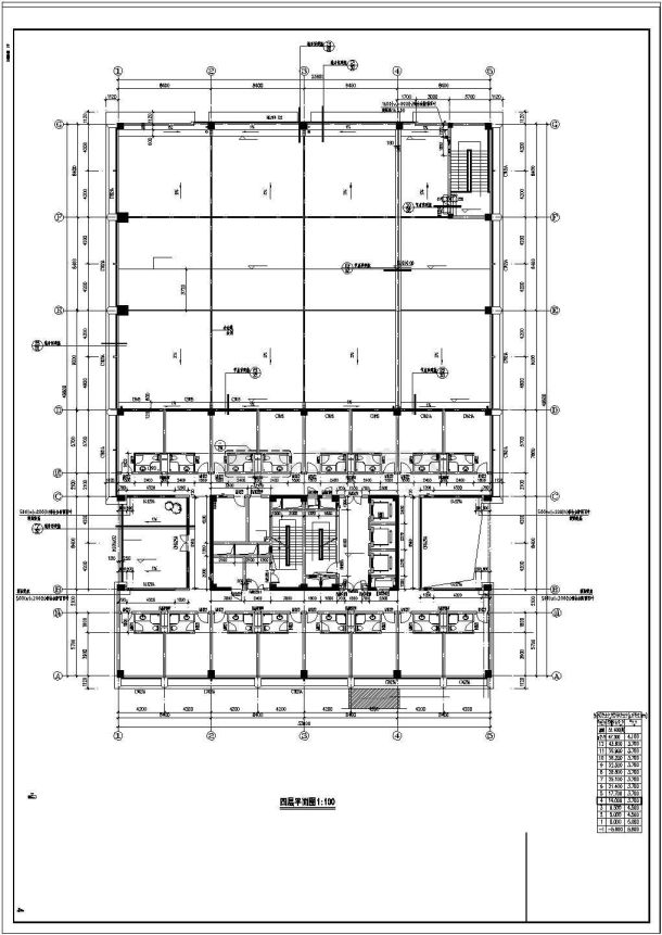 [浙江]某大学医学院附属儿童医院滨江扩建工程-行政后勤楼建筑设计CAD施工图-图一