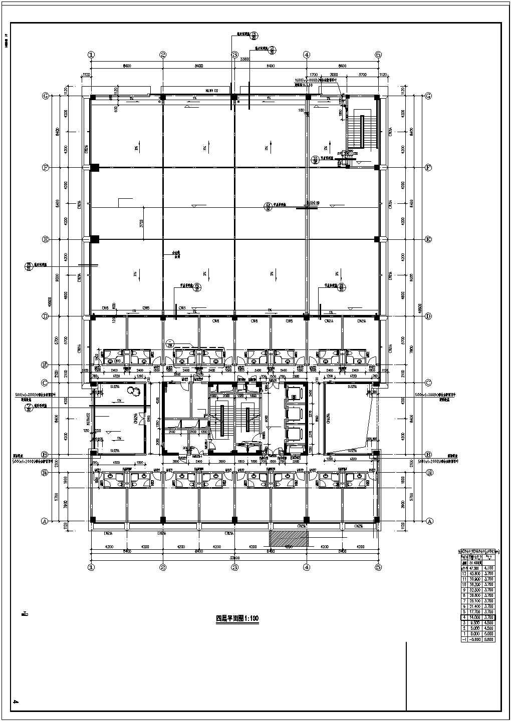 [浙江]某大学医学院附属儿童医院滨江扩建工程-行政后勤楼建筑设计CAD施工图