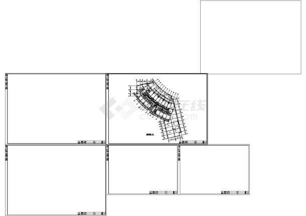 [浙江]某十四层酒店式公寓建筑设计CAD施工图纸-图二