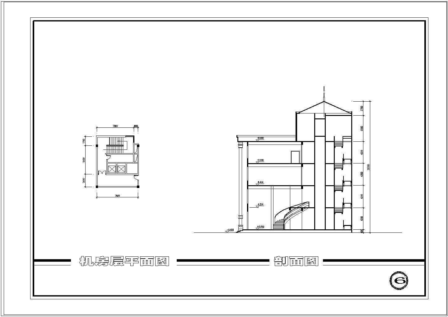 办公楼设计_[西藏]欧式办公楼建筑cad设计施工图纸