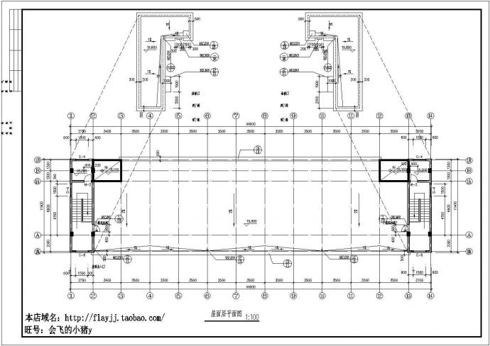 某工业区宿舍建筑方案设计施工CAD图纸（含说明、门窗表等）_图1