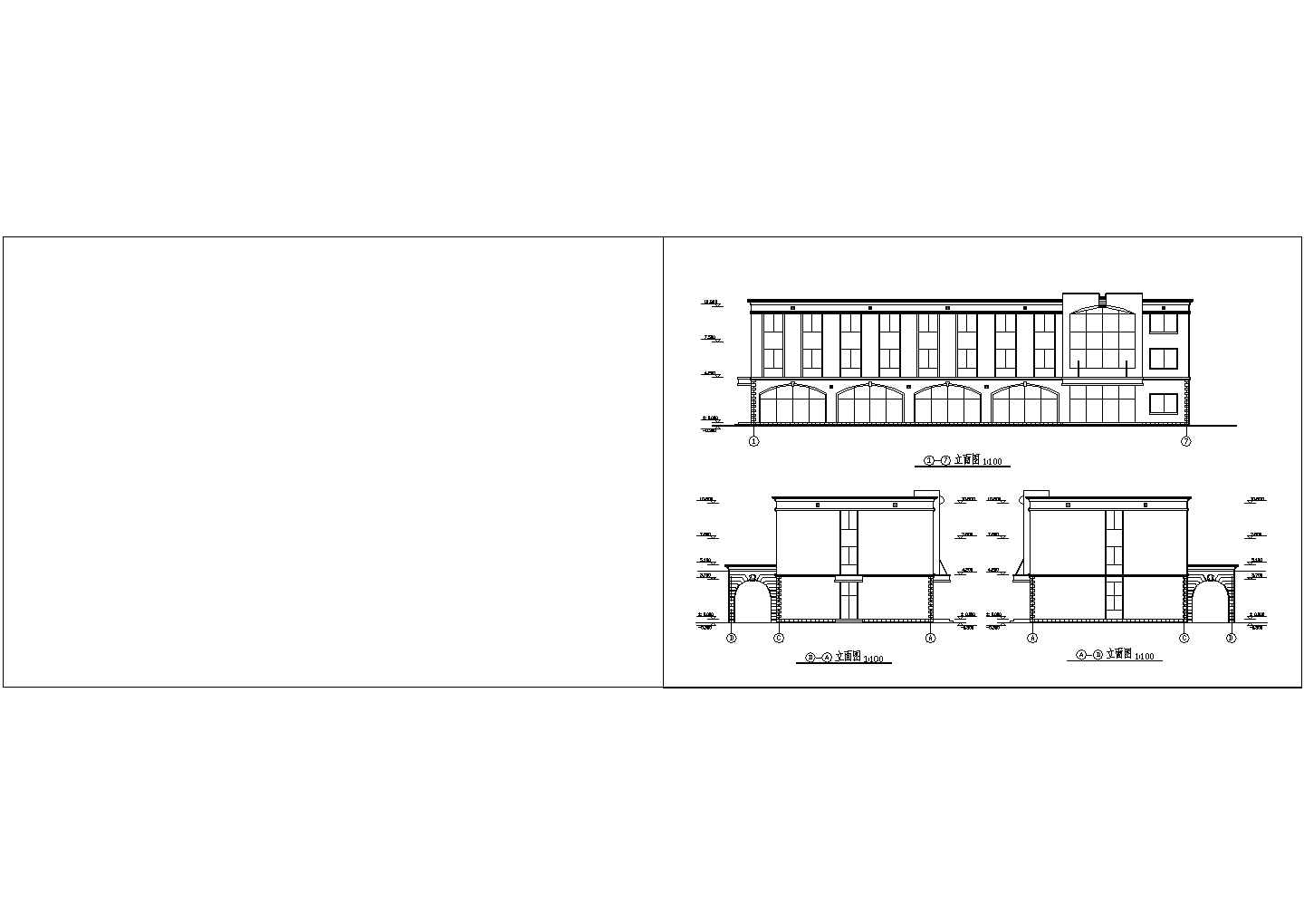 某学生宿舍建筑方案设计施工CAD图纸（含目录说明等）