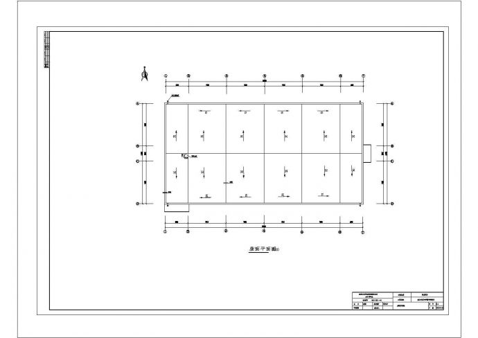 3088平三层框架图书馆建筑施工cad图纸（含建筑设计说明）_图1