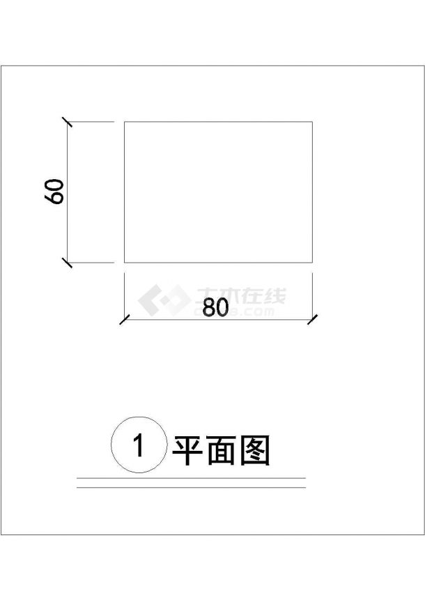 某高档小区围墙设计cad施工图纸-图二