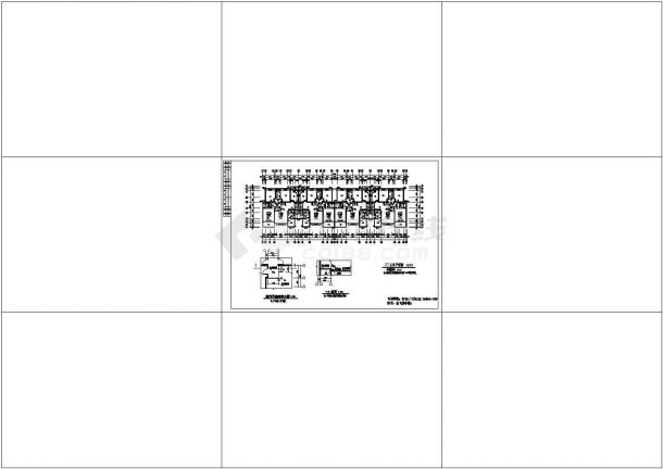 某砌体小学职工宿舍楼建筑方案设计施工CAD图纸（含说明书）-图二